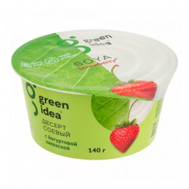 Соевый йогурт с клубникой Green Idea